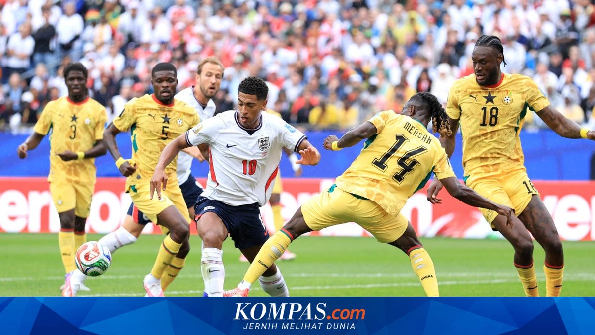 Hasil HT Inggris Vs Ghana 0-0: Serangan The Three Lions Berakhir Buntu