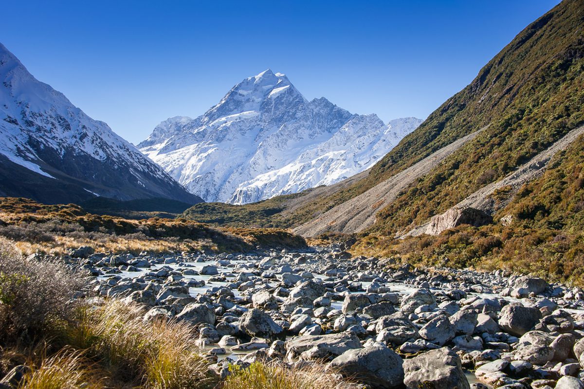 tasman river valley di New Zealand, salah satu tempat syuting Mulan
