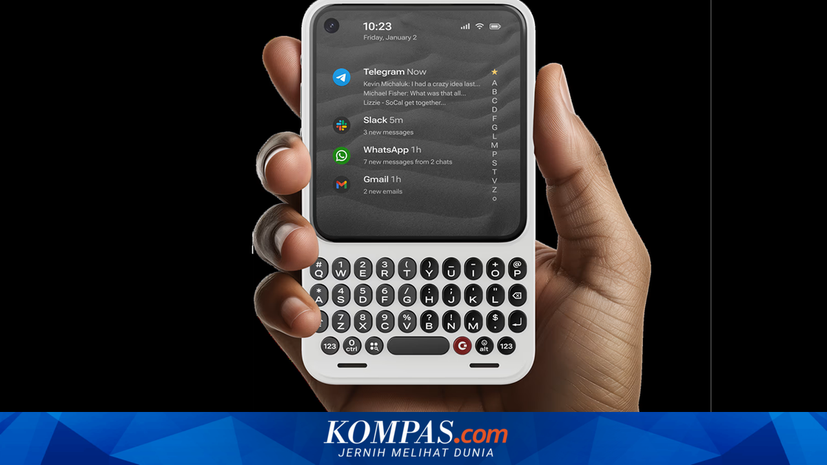 Nostalgia BlackBerry, HP Android Berkeyboard Fisik Ini Siap Meluncur