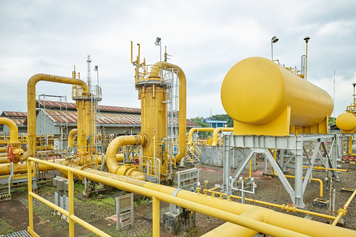 Jaringan perpipaan PT Perusahaan Gas Negara (PGN) Tbk.