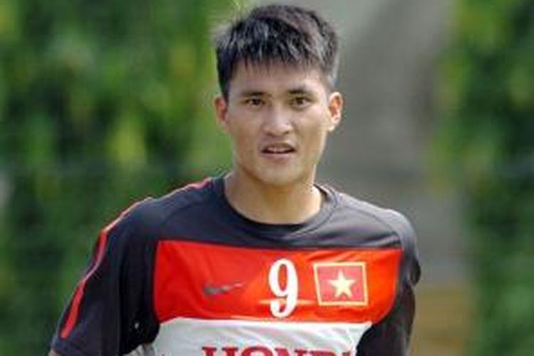 Striker andalan tim nasional Vietnam, Le Cong Vinh.