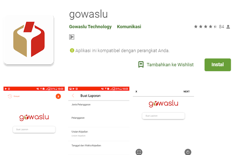 Aplikasi Gowaslu