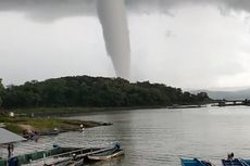 Ini Beda Waterspout Waduk Gajah Mungkur dan Angin Puting Beliung