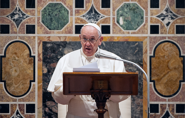 Paus Fransiskus. Gambar diambil di Vatican City, Vatikan, pada 9 Januari 2020. 