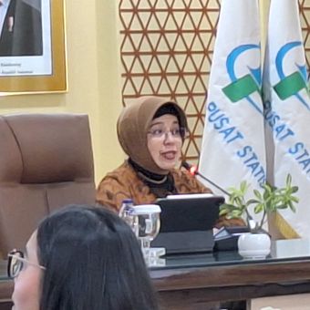 Kepala Badan Pusat Statistik (BPS) Amalia Adininggar Widyasanti 