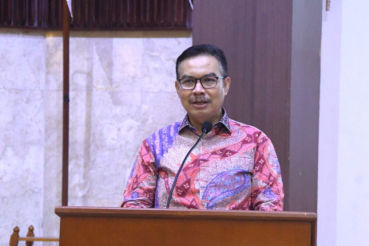 Kepala Badan Kependudukan dan Keluarga Berencana Nasional (BKKBN) dr Hasto Wardoyo dalam kegiatan Rekonsiliasi Laporan Keuangan dan Barang Milik Negara (BMN) Semester II Tahun Anggaran 2023, Selasa (30/1/2024). 