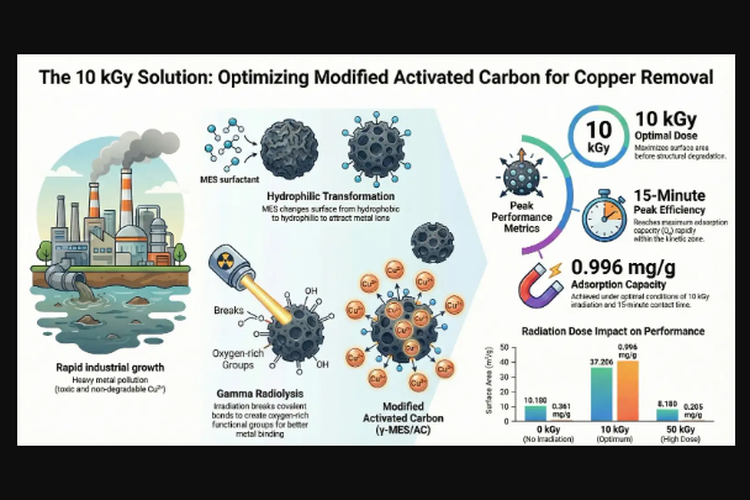 Teknologi Nuklir Bisa Dipakai untuk Bersihkan Logam Berat di Air, BRIN Ungkap Caranya