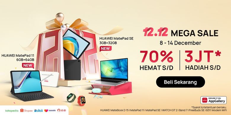 Promo 12.12 Huawei