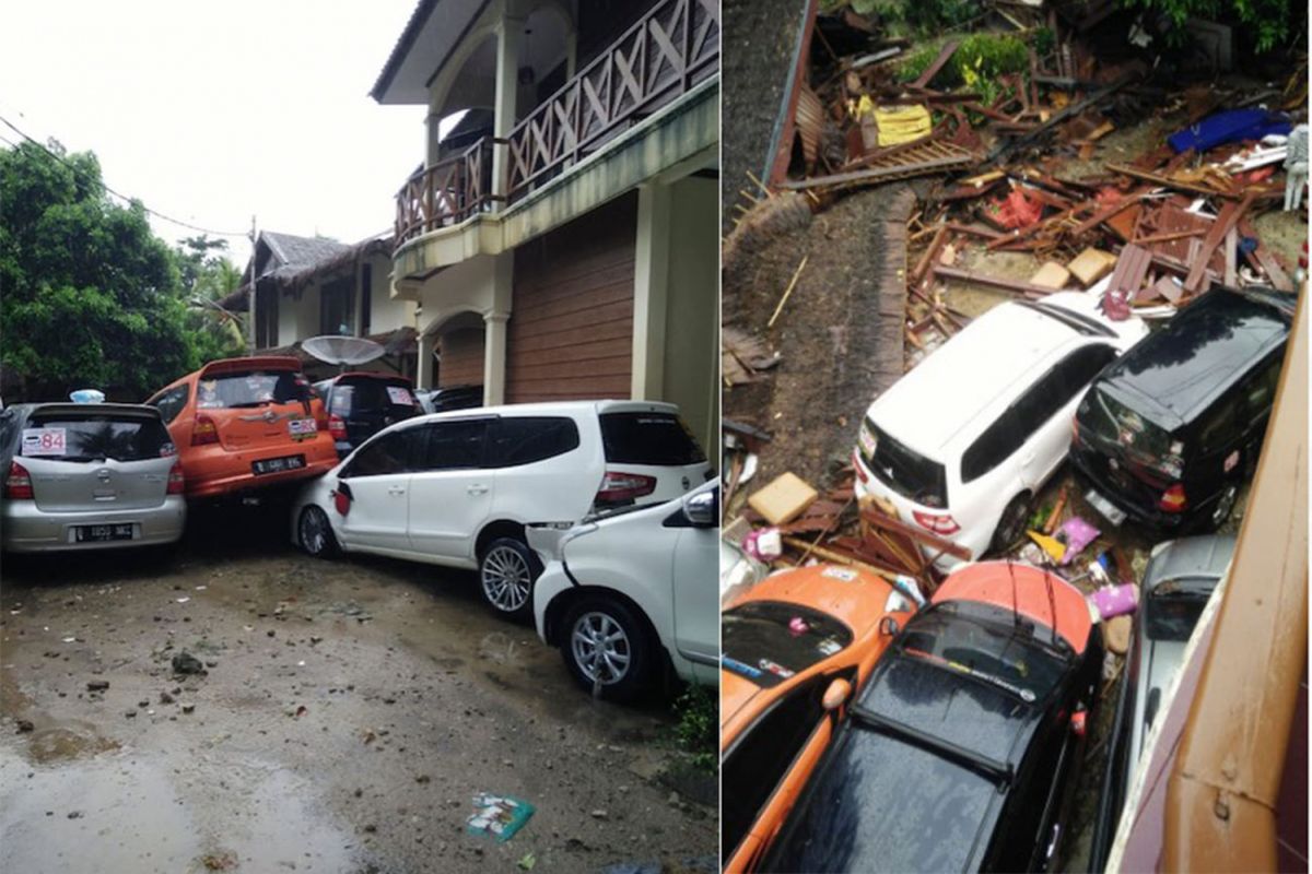 Komunitas Nissan Grand Livina ikut menjadi korban tsunami Banten