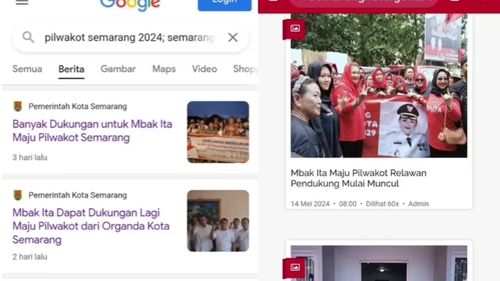 Website Resmi Pemkot Posting Berita Wali Kota Semarang Maju Pilkada, Diskominfo sedang Investigasi 