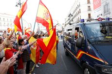 Ratusan Ribu Warga Protes Rencana Catalonia Merdeka dari Spanyol