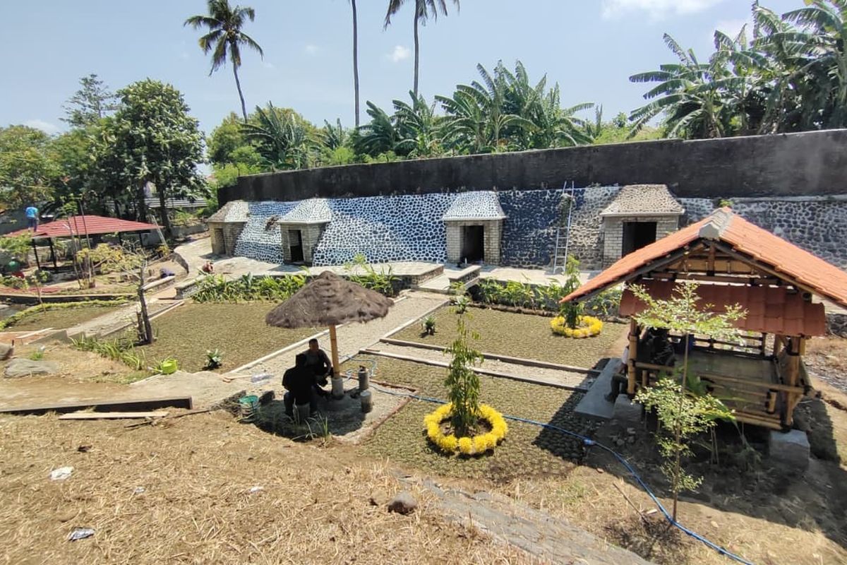 Lokasi Gua Jepang di Jalan Raya KH Abdul Halim, Kelurahan Tonjong, Kecamatan/Kabupaten Majalengka, tepat di samping Markas Kodim 0617/Majalengka, Kamis (9/10/2025)