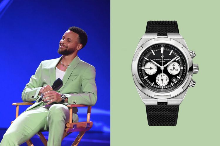 Stephen Curry Kenakan Arloji Vacheron Constantin Overseas Chronograph