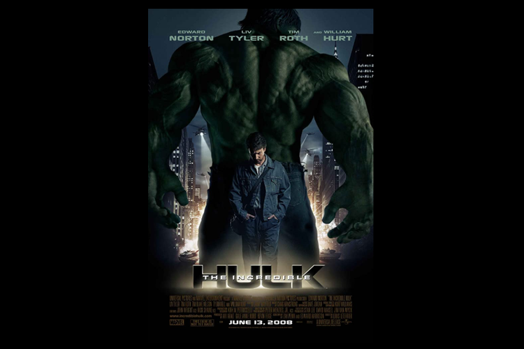 Edward Norton berperan sebagai Dr. Bruce Banner dalam The Incredible Hulk (2008)