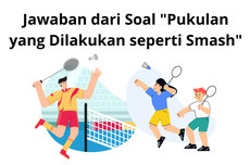 Jawaban dari Soal "Pukulan yang Dilakukan seperti Smash"