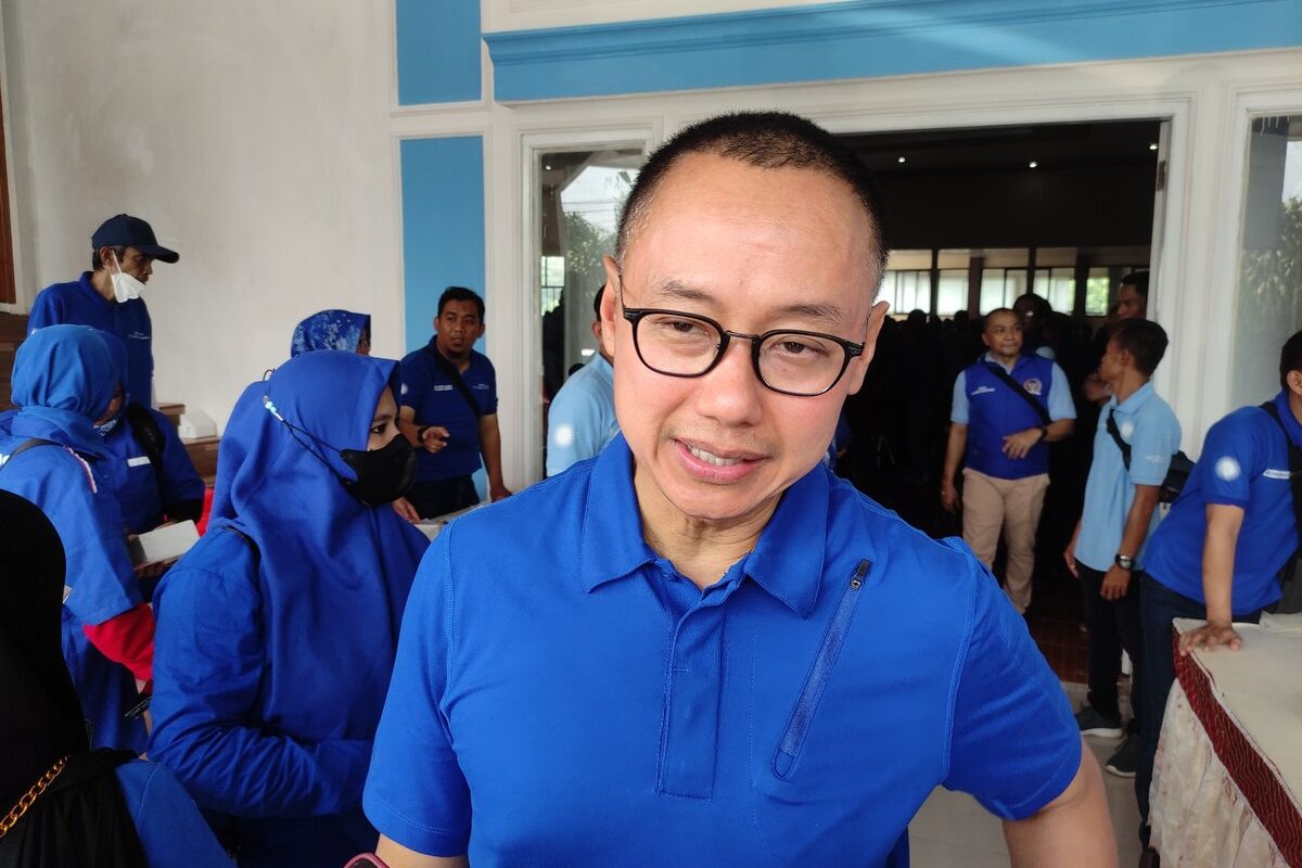 Sekretaris Jenderal Partai Amanat Nasional (PAN) Eddy Soeparno saat ditemui di Bogor, Jawa Barat, Minggu (11/6/2023).
