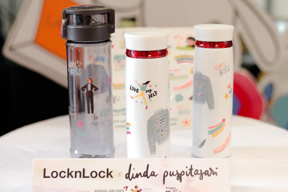 Tumbler bertema Sisterhood Empowerment dari Lock&Lock.