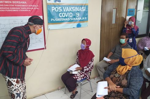 8 Wilayah di Jateng Zona Merah Covid-19, Ganjar: Kita Genjot Vaksinasi