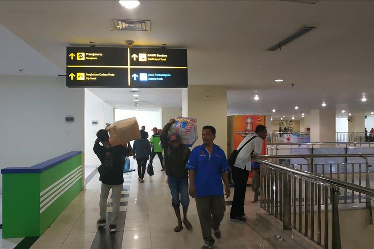 Situasi di Terminal Pulogebang pada H-9 Lebaran, Senin (27/5/2019) terpantau masih belum padat.