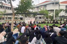 Persiapkan Aksi Besok, Sejumlah Elemen Masyarakat Konsolidasi di Kampus Unair Surabaya