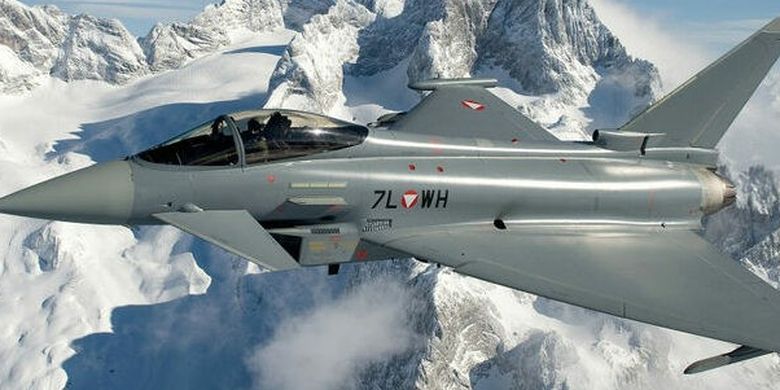 An Austrian Air Force Eurofighter Typhoon
