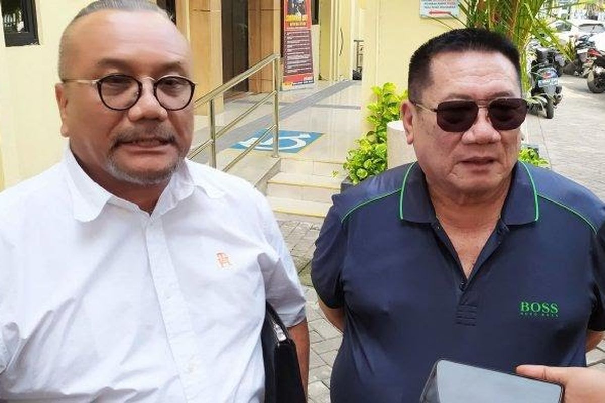 Pengusaha asal Surabaya, Heri Kuncoro melaporkan aktivis sosial Pratiwi Noviyanthi atas dugaan pencemaran nama baik ke Polda Jatim, Selasa (18/2/2025)