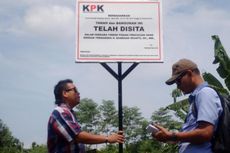 KPK Segel Kebun Buah Milik Tersangka Wali Kota Madiun