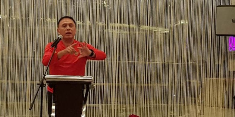 Kandidat Ketua Umum PSSI, Komjen Pol M Iriawan alias Iwan Bule.