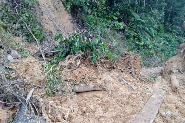 Longsor Tutup Akses Jalan Penghubung di Krayan Sejak Januari, Pemerintah Belum Bertindak