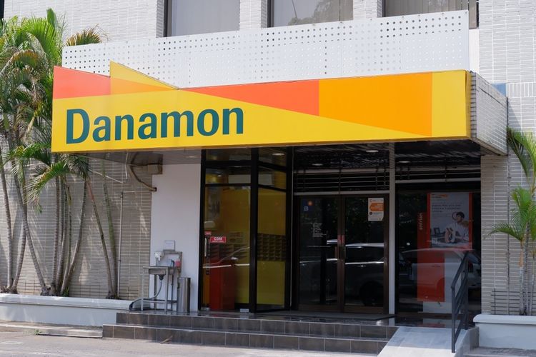 Ilustrasi Bank Danamon, kantor cabang Bank Danamon. 