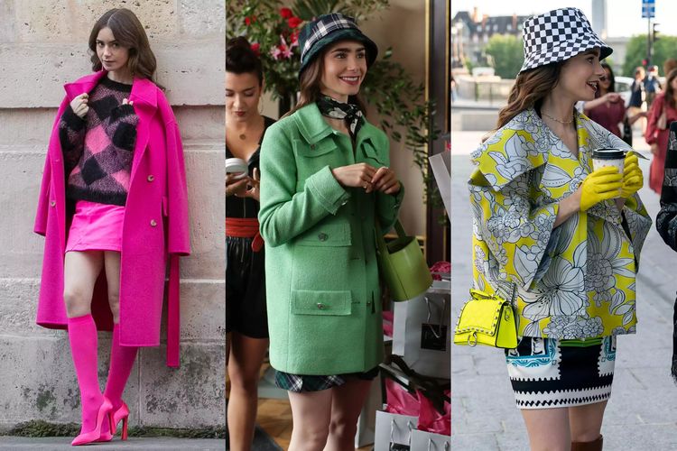 Outfit terbaik yang pernah dikenakan Lily Collins dalam serial Netflix Emily in Paris.