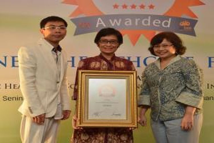 Prodia menerima penghargaan sebagai Indonesia Most Reputable Healthcare Brand 2014 untuk kategori laboratorium kesehatan.