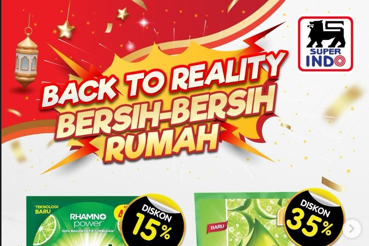 Promo Superindo Hari Ini 26 Maret 2026, Produk Pembersih Rumah Diskon hingga 35 Persen