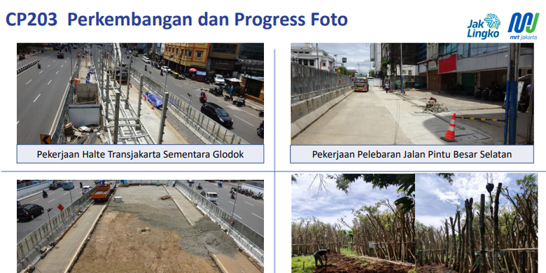Rekayasa Lalu Lintas, Pelebaran Jalan Hingga Pemindahan Pohon Dilakukan untuk Perlancar MRT Fase 2A CP 203