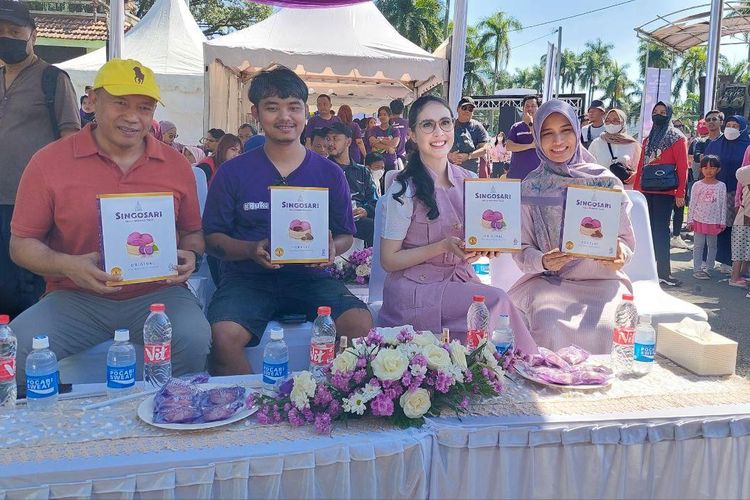 Pengenalan bolu dan bakpao ubi ungu sebagai oleh-oleh dari Malang