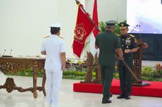 Panglima Agus Pimpin Sertijab Dankodiklat TNI dari Letjen Eko Margiyono ke Laksdya Maman Firmansyah