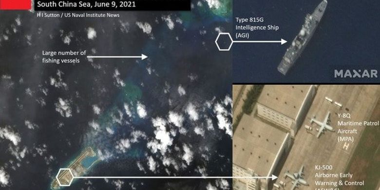 China membangun “tembok besar” baru di Laut China Selatan