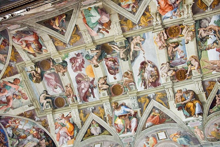 Lukisan langit-langit Kapel Sistina Karya Michaelangelo