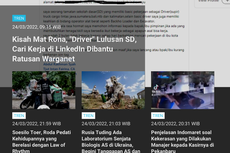 [POPULER TREN] Kisah Mat Rona, “Driver” Lulusan SD Cari Kerja di LinkedIn