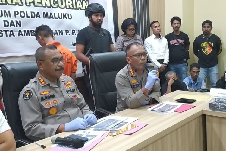 Seorang spesialis pencuri dengan modus pecah kaca mobil di Kota Ambon ditangkap polisi, Senin (5/6/2023)