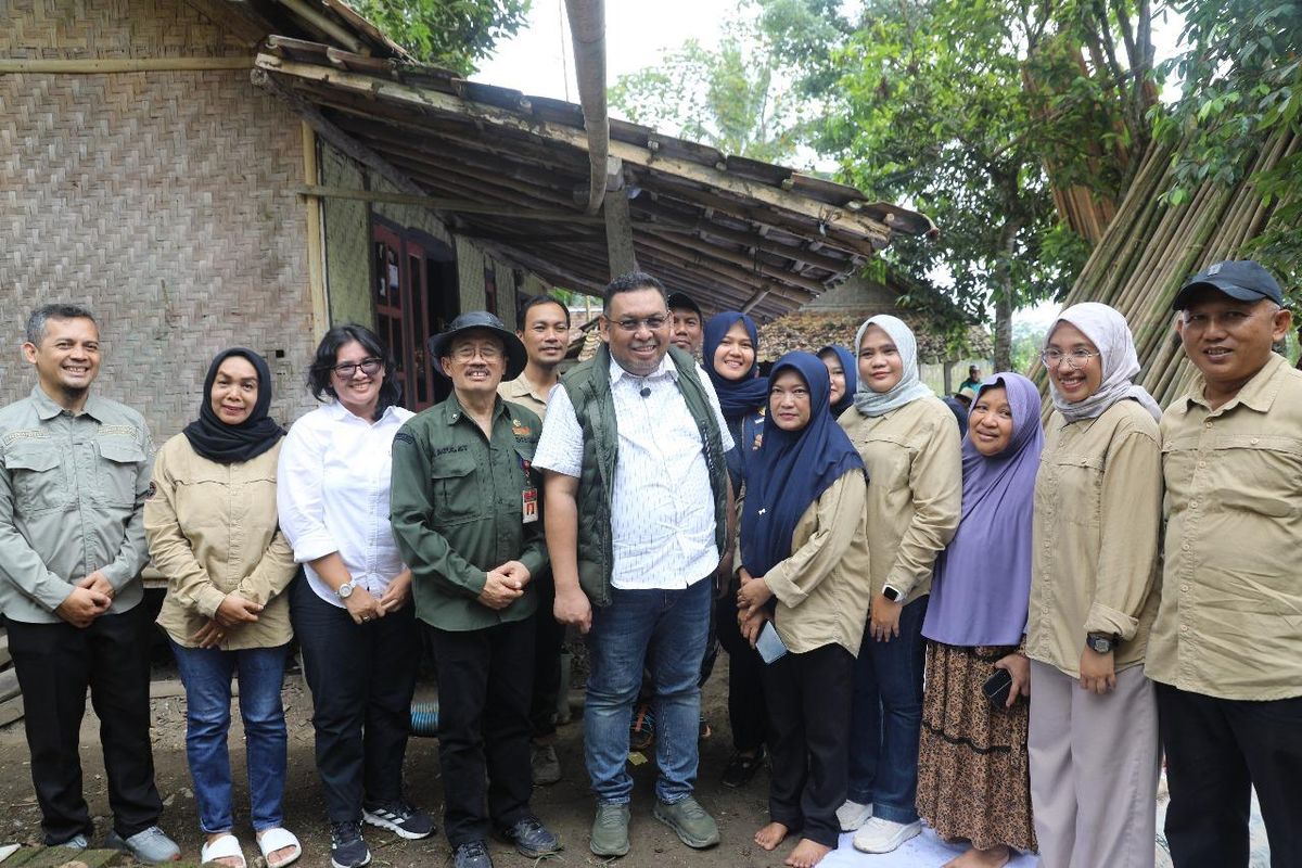 Direktur Jenderal Prasarana dan Sarana Pertanian (PSP) Kementan, Andi Nur Alam Syah saat kunjungan kerja ke Kabupaten Lebak, Jumat (23/5/2025).