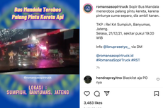 Video Bus Nekat Terobos Palang Pelintasan Kereta Api, Penumpang Panik Berhamburan