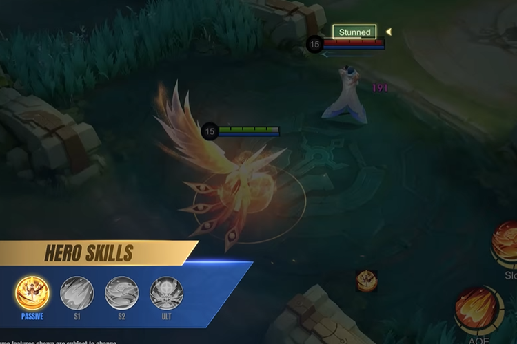 Ilustrasi efek skill pasif Celestial Robe yang dimiliki Zetian di Mobile Legends 1.9.91.