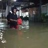 Sungai Kali Lamong Meluap, Ratusan Rumah Terendam Banjir di Gresik