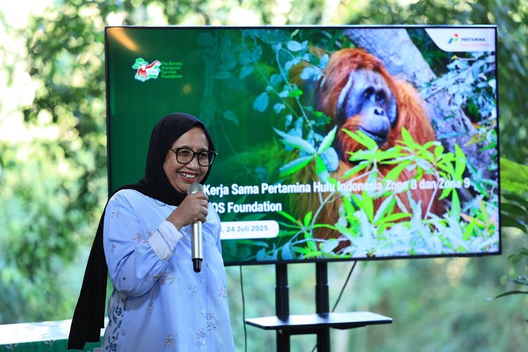 Komisaris Pertamina Nanik S Deyang mengapresiasi komitmen perusahaan dalam memelihara satwa langka dan melestarikan lingkungan.
