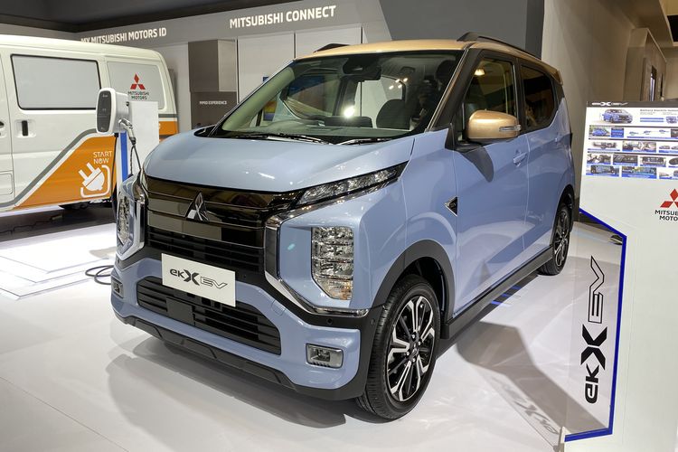 Mobil Listrik Mitsubishi Ek X EV mejeng di GIIAS 2023, kei car mungil dengan tampilan mirip Xpander bonsai