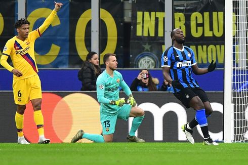 Inter Milan Vs Barcelona, Kalah, Nerazzurri Gagal ke 16 Besar