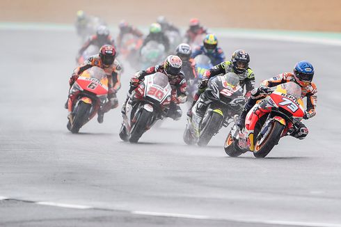 Cara Adaptasi Pebalap MotoGP saat Wet Race