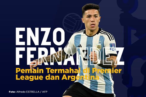 INFOGRAFIK: Enzo Fernandez Cetak Rekor Pemain Termahal Premier League dan Argentina