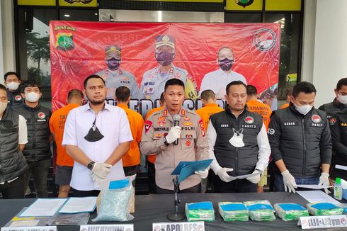 7 Kurir Narkoba Senilai Rp 10 Miliar Ditangkap, Bandar WN Malaysia Masih Buron